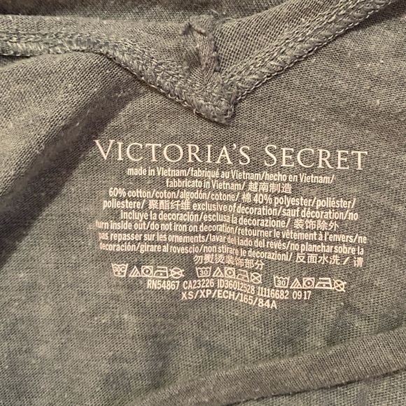 Gray Victorias Secret Angel Cotton Nightgown/ Sleep Dress - Picture 5 of 7